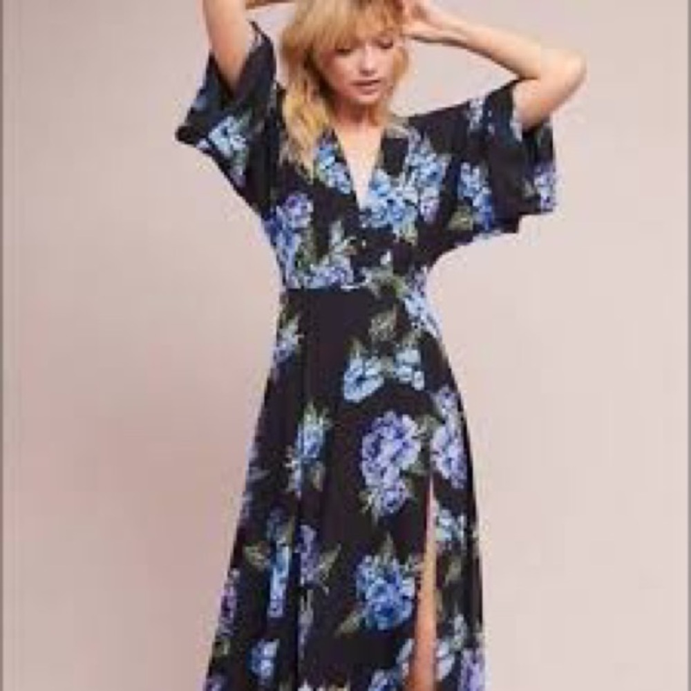NWT Yumi Kim Kimono Maxi Dress